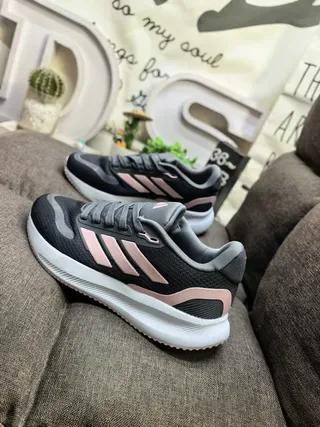 Adidas Chaussures Lifestyle Noir Argent Maille Tricotée Supérieure Trois Rayures Latérales Branding 7