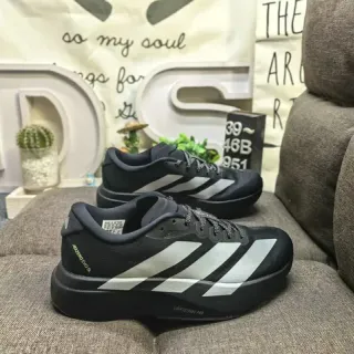 Adidas Black White Low-Top Mesh-and-Synthetic Upper Lifestyle Sneakers