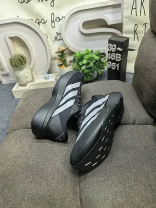 Adidas Black White Low-Top Mesh-and-Synthetic Upper Lifestyle Sneakers 6