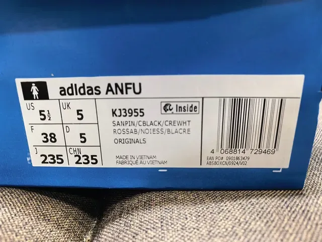 Adidas Blue Beige Suede Upper Three-Stripe Side Panel Lifestyle Sneakers 2