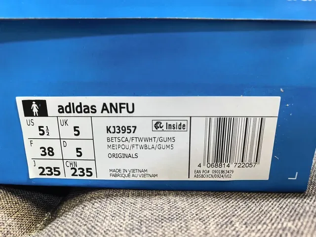 Adidas Blue Beige Suede Upper Three-Stripe Side Panel Lifestyle Sneakers 12