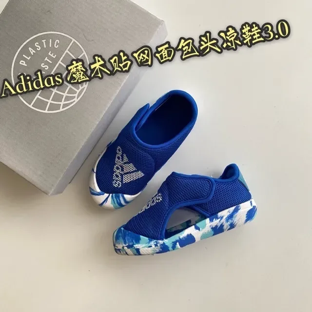 Adidas Blue White Slip-On Elastic Strap Lifestyle Sneakers 11