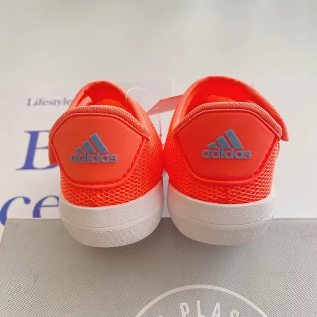 Adidas Blue White Slip-On Elastic Strap Lifestyle Sneakers 16