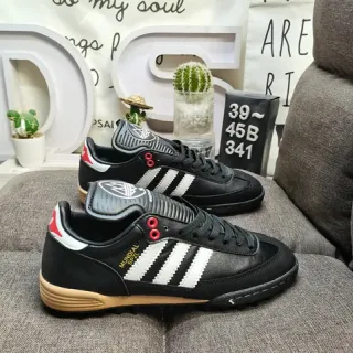 Adidas Copa Black White Low-Top Synthetic Leather Upper Sneakers