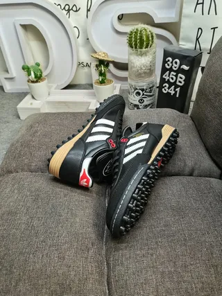 Adidas Copa Black White Low-Top Synthetic Leather Upper Sneakers 6