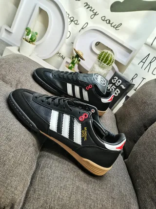 Adidas Copa Black White Low-Top Synthetic Leather Upper Sneakers 7