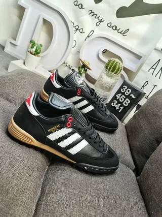 Adidas Copa Black White Low-Top Synthetic Leather Upper Sneakers 9