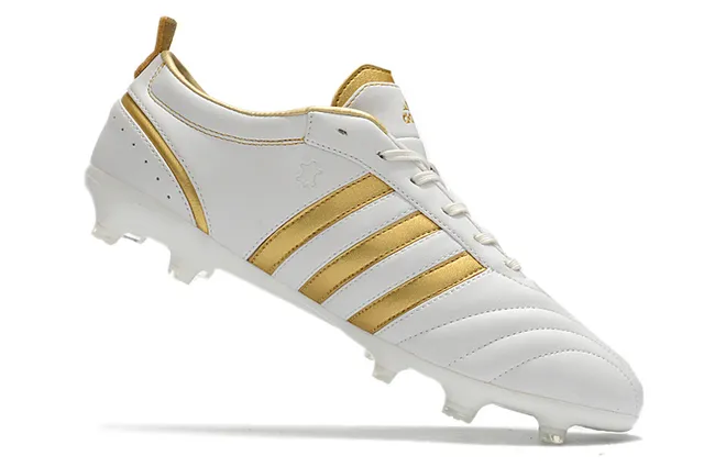 Adidas Copa Mundial Noir Blanc Or Firm-Ground Chaussures de football 8