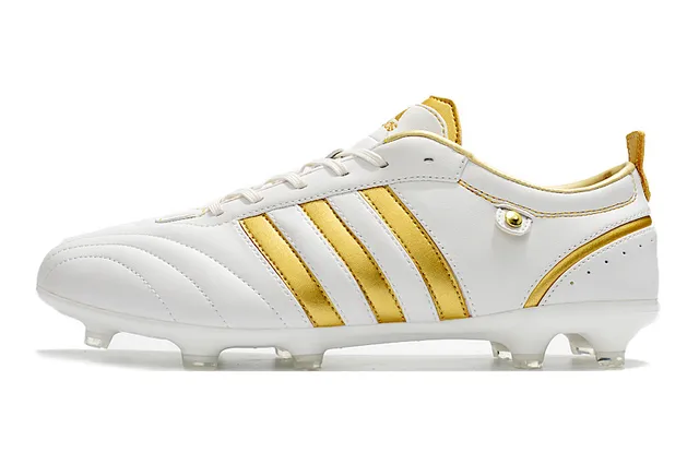 Adidas Copa Mundial Noir Blanc Or Firm-Ground Chaussures de football 10