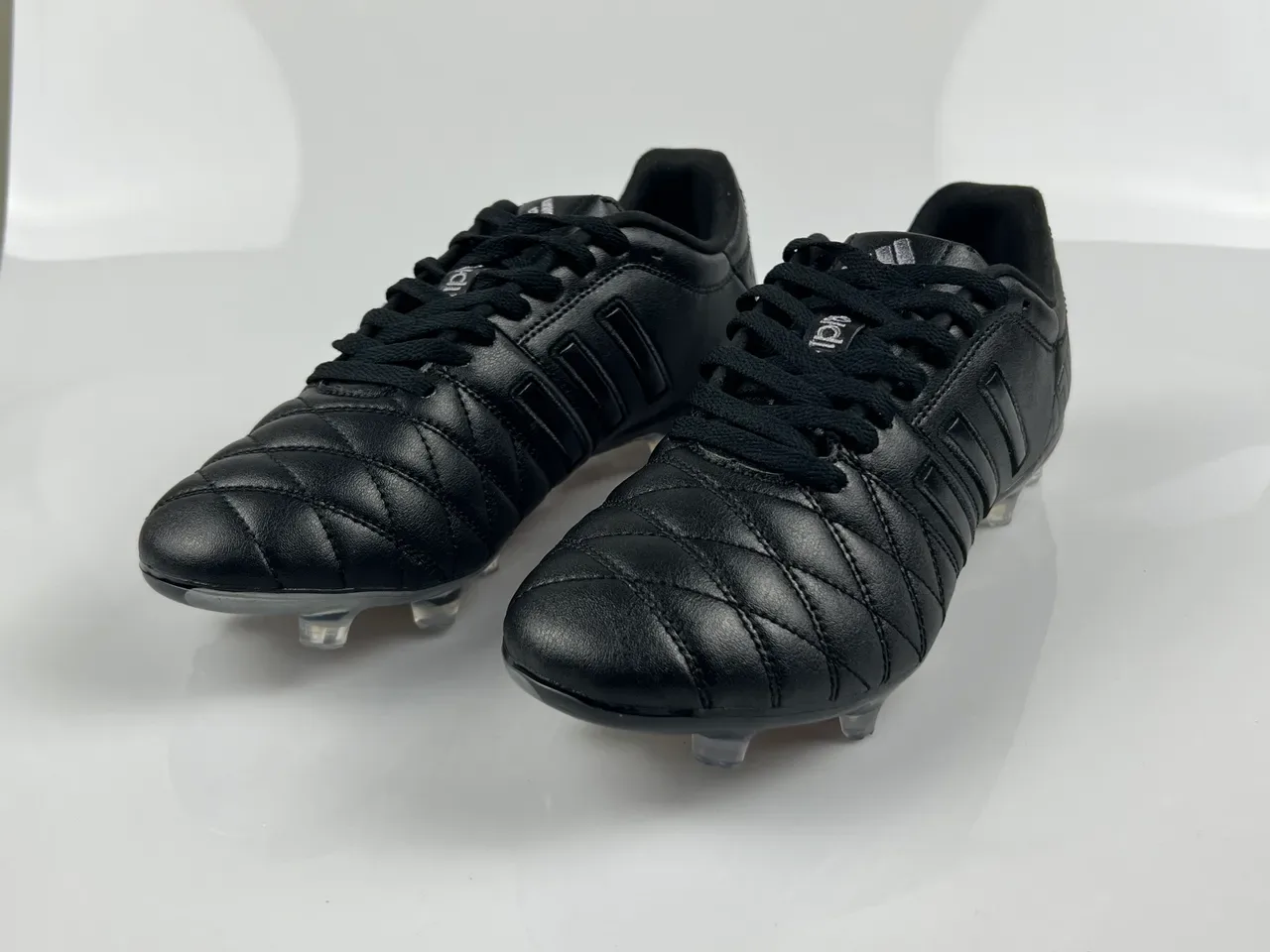 Adidas Copa Pure Chaussures de football Cuir matelassé noir pour terrain ferme 3