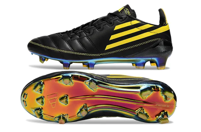 Adidas Copa Pure Black Yellow Iridescent Chaussures de football pour terrain ferme 6