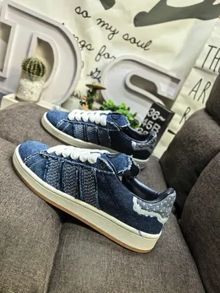 Adidas Denim Patchwork Lifestyle Sneakers 7