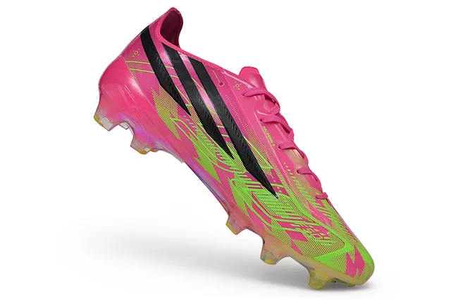 Adidas F50 Hyperfast Pink Neon Lime Firm-Ground Soccer Shoes 2