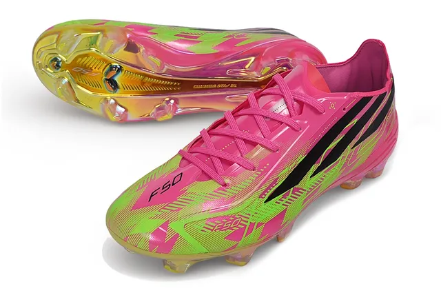 Adidas F50 Hyperfast Pink Neon Lime Firm-Ground Soccer Shoes 5
