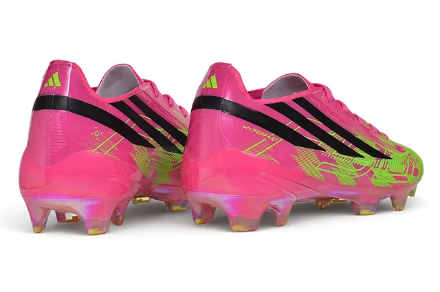 Adidas F50 Hyperfast Pink Neon Lime Firm-Ground Soccer Shoes 6