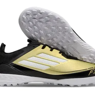 Adidas F50 Messi Gold Black Turf Soccer Shoes