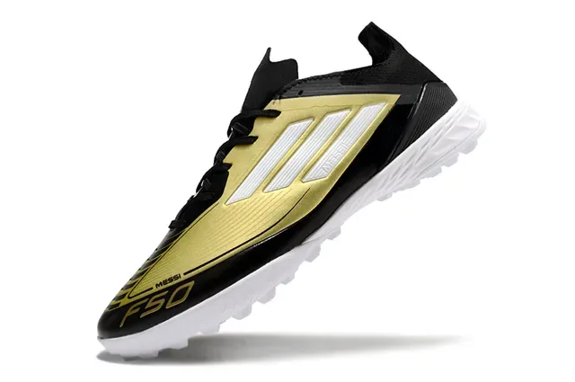 Adidas F50 Messi Gold Black Turf Soccer Shoes 3