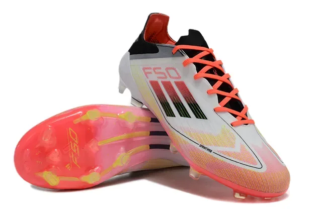 Adidas F50 Multicolor Tênis de Futebol Upper Sintético Leve Ajuste Dinâmico para Campo Firme 4
