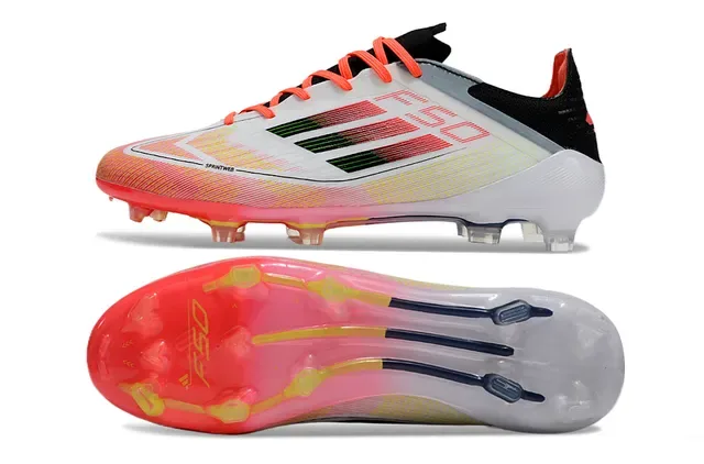 Adidas F50 Multicolor Tênis de Futebol Upper Sintético Leve Ajuste Dinâmico para Campo Firme 6