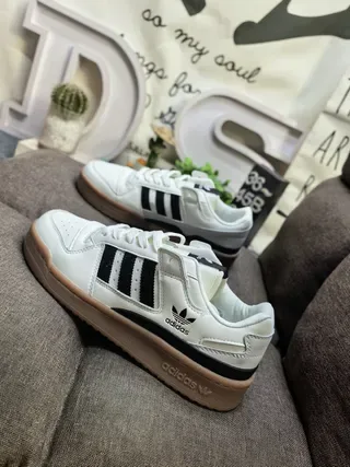 Adidas Forum Low Off-White Black Gum Lifestyle Sneakers 7