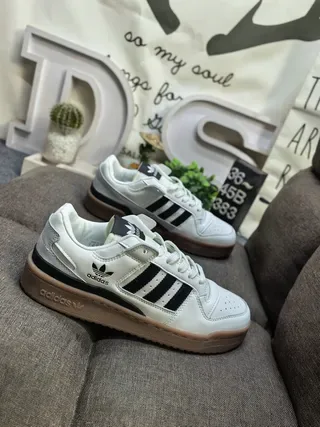 Adidas Forum Low Off-White Black Gum Lifestyle Sneakers 9