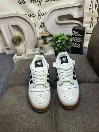 Adidas Forum Low Off-White Black Gum Lifestyle Sneakers 10