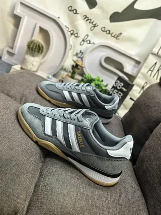Adidas Gazelle Black Gray Gum Lifestyle Sneakers 17