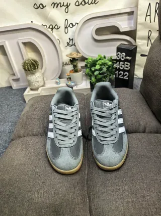 Adidas Gazelle Black Gray Gum Lifestyle Sneakers 20