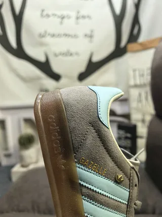 Adidas Gazelle Brown and Beige Lifestyle Sneakers 3