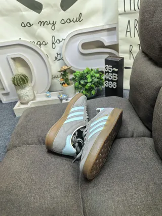 Adidas Gazelle Brown and Beige Lifestyle Sneakers 6
