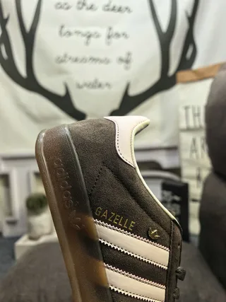 Adidas Gazelle Brown and Beige Lifestyle Sneakers 23