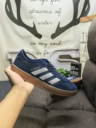Adidas Gazelle Navy Blue Suede Lifestyle Sneakers 5