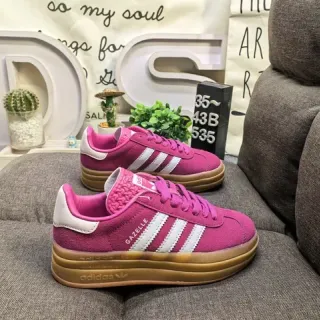 Adidas Gazelle Pink and White Lifestyle Sneakers