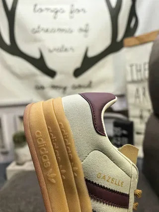 Adidas Gazelle Pink and White Lifestyle Sneakers 3