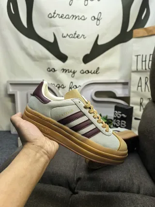 Adidas Gazelle Pink and White Lifestyle Sneakers 5