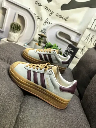 Adidas Gazelle Pink and White Lifestyle Sneakers 7