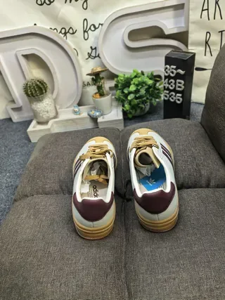 Adidas Gazelle Pink and White Lifestyle Sneakers 8