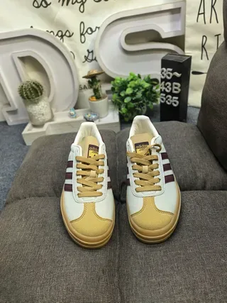 Adidas Gazelle Pink and White Lifestyle Sneakers 10