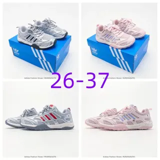 Adidas ग्रे पिंक मेश अपर तीन-स्ट्राइप ओवरले लाइफस्टाइल स्नीकर