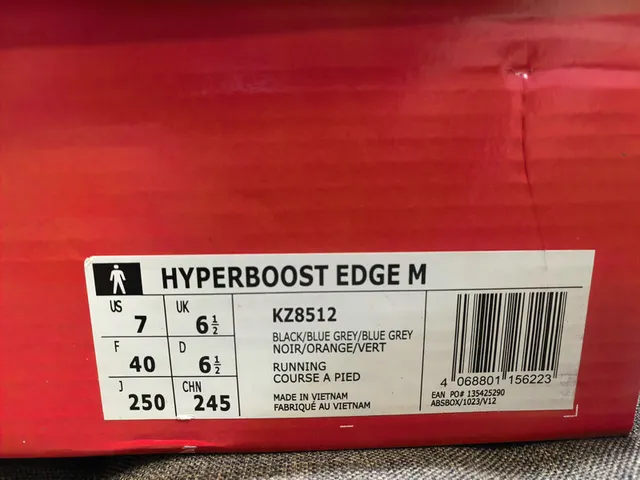 Adidas Hyperboost Gray Black Running Shoes 2