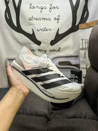 Adidas Lightstrike Pro Evo White Black Pink Running Shoes 5