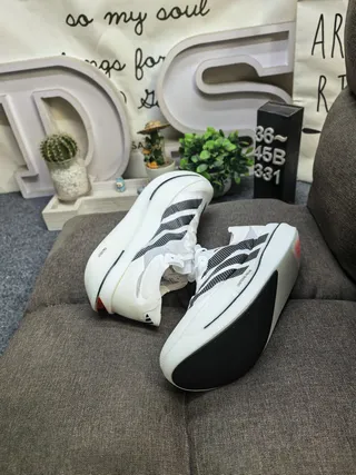 Adidas Lightstrike Pro Evo White Black Pink Running Shoes 6