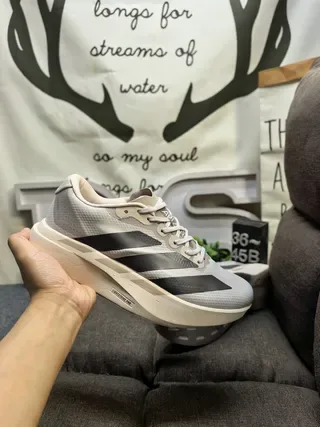 Adidas Lightstrike Pro Off-White and Gray Lifestyle Sneakers 5