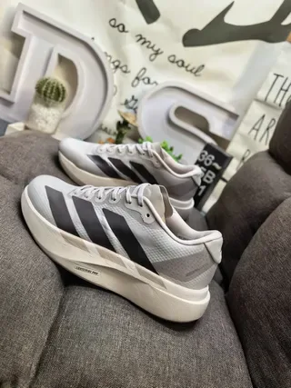 Adidas Lightstrike Pro Off-White and Gray Lifestyle Sneakers 7