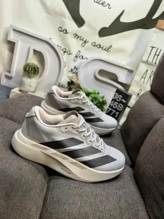 Adidas Lightstrike Pro Off-White and Gray Lifestyle Sneakers 9