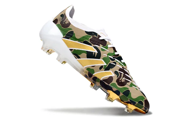 Adidas Zapatillas de fútbol multicolor dorado impresión camuflaje metálica Cage para tierra firme 2
