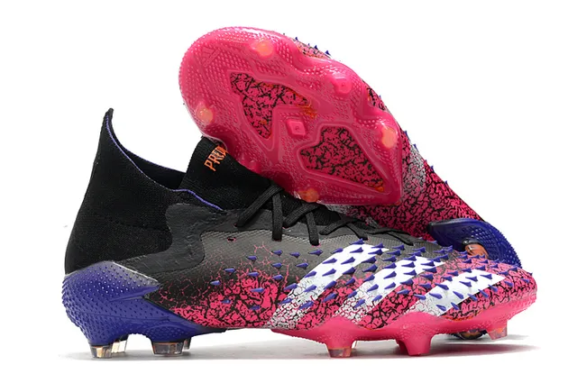 Adidas Multicolore Blanc Bas Ajustement Chaussette Partie Supérieure Impression Abstraite Camo Sol Ferme Chaussures de Football 5