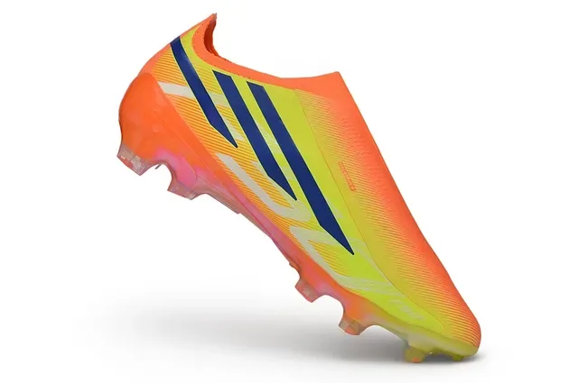 Adidas sapatos de futebol laranja amarelo low-cut upper gradient neon firm-ground 2