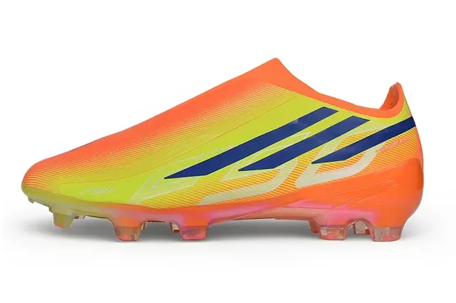 Adidas sapatos de futebol laranja amarelo low-cut upper gradient neon firm-ground 7