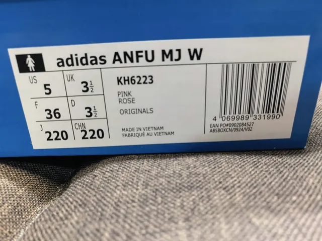 Adidas Pink Beige Three-Strap Velcro Closure Rounded Toe Lifestyle Sneakers 2